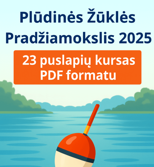Plūdinės Žūklės Pradžiamokslis 2025 – Gidas pradedantiesiems